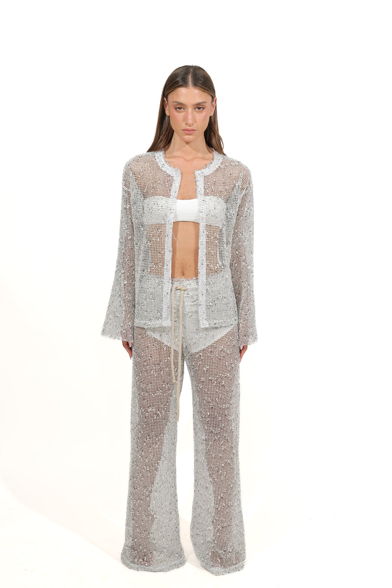 Boho net long set