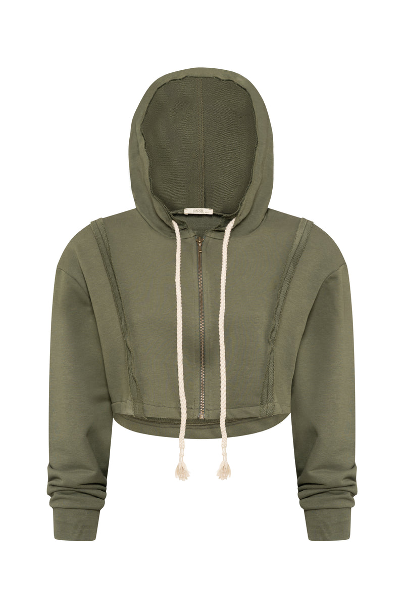 Street crop Hoodie