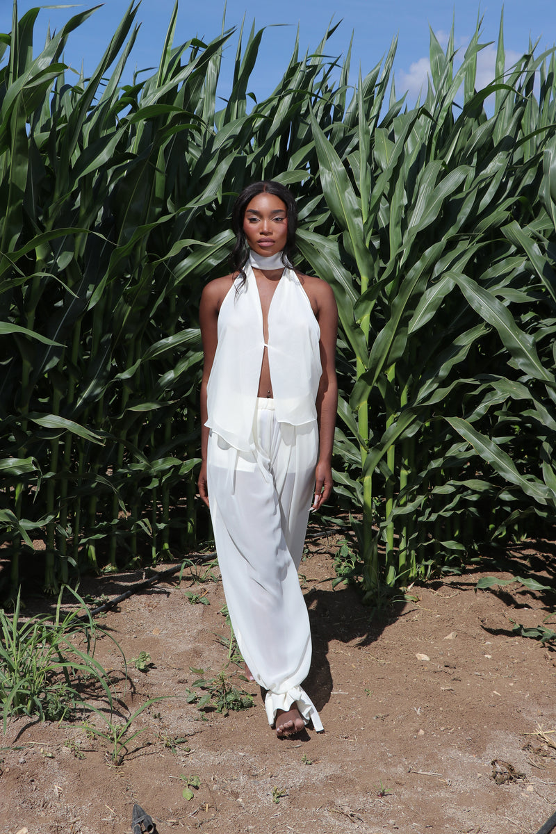 Tuscany Chiffon Silk set