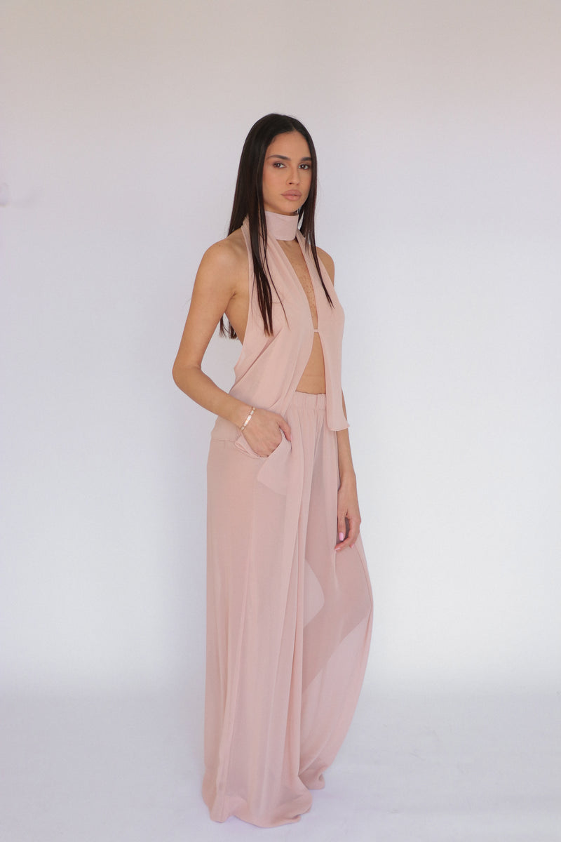Tuscany Chiffon Silk set