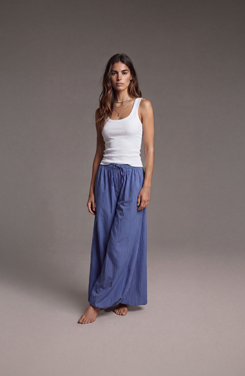 Stripe Balloon Pants